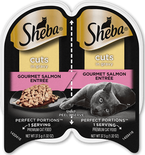 Sheba Cuts In Gravy Gourmet Salmon Entrée